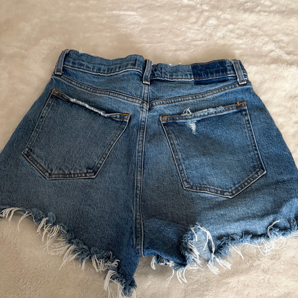 Abercrombie & Fitch The Cutoff Short High Rise Curve Love Shorts 8/29 - Picture 2 of 7